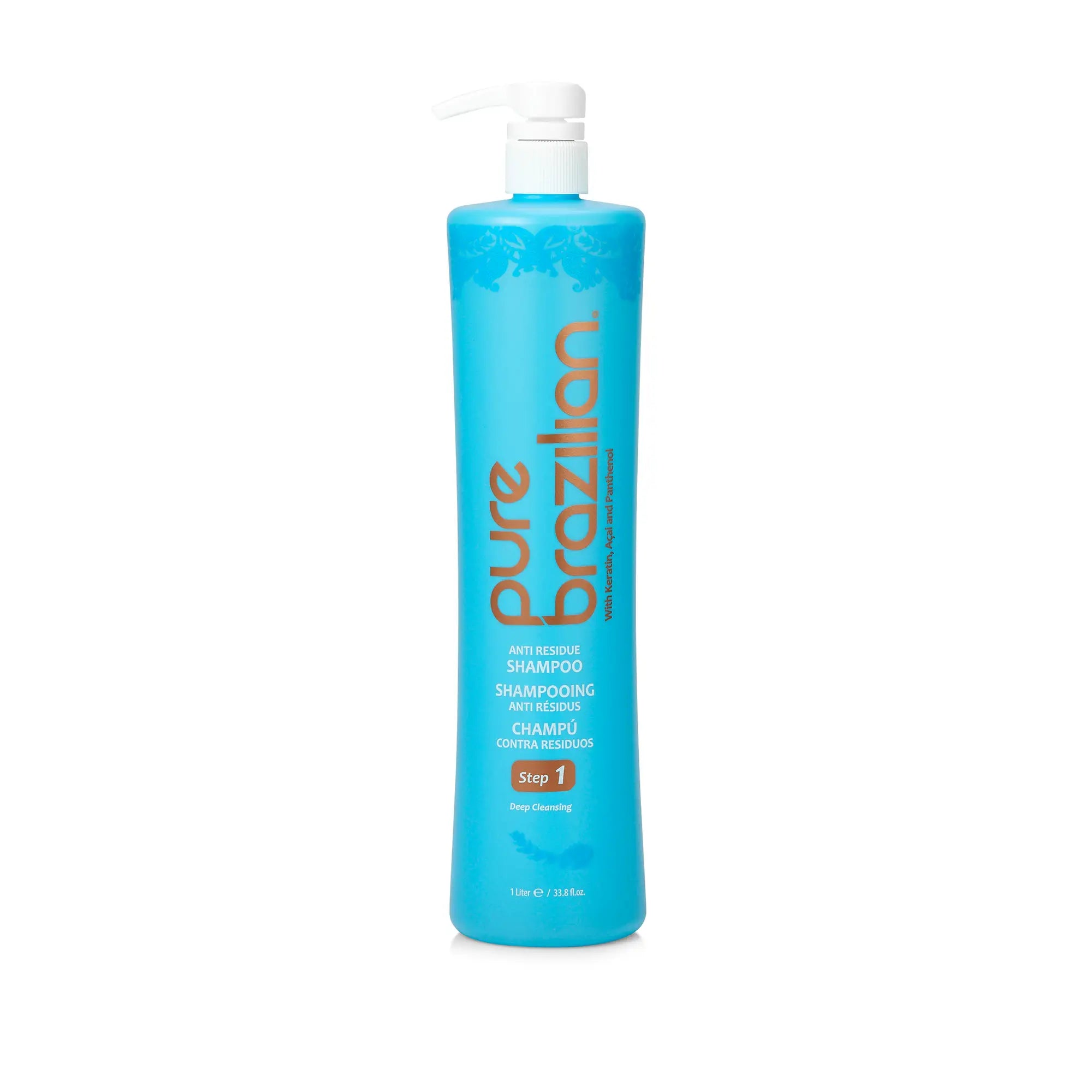 Pure Brazilian Step 1 Deep Cleansing Anti-Residue Clarifying Shampoo