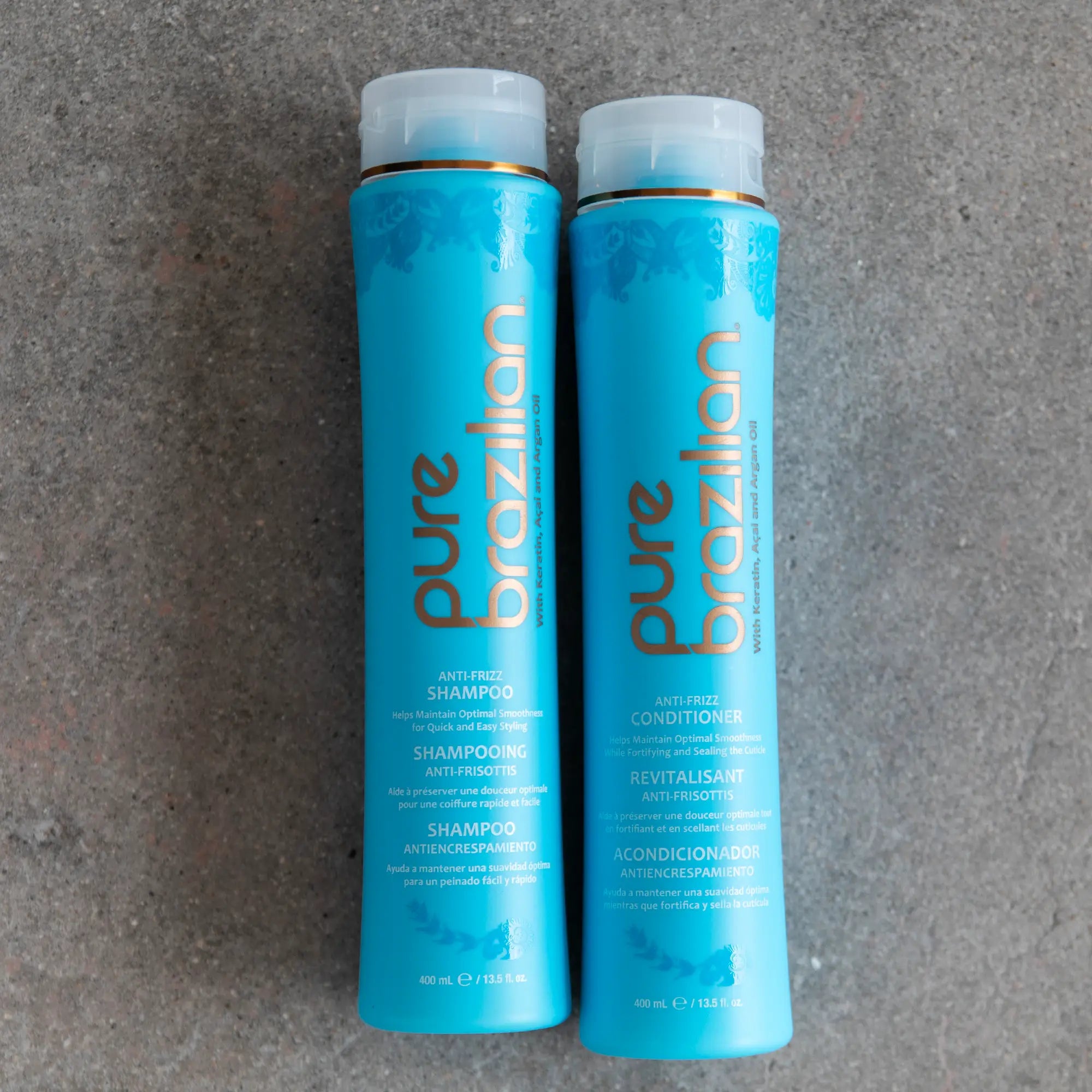 Pure Brazilian Anti-Frizz Shampoo & Conditioner Duo